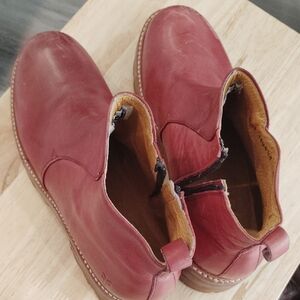 Frye Red Leather Men's Boots